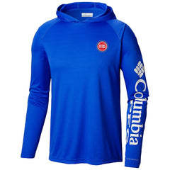 Detroit Pistons Terminal Tackle Long Sleeve Hoodie T-Shirt Blue