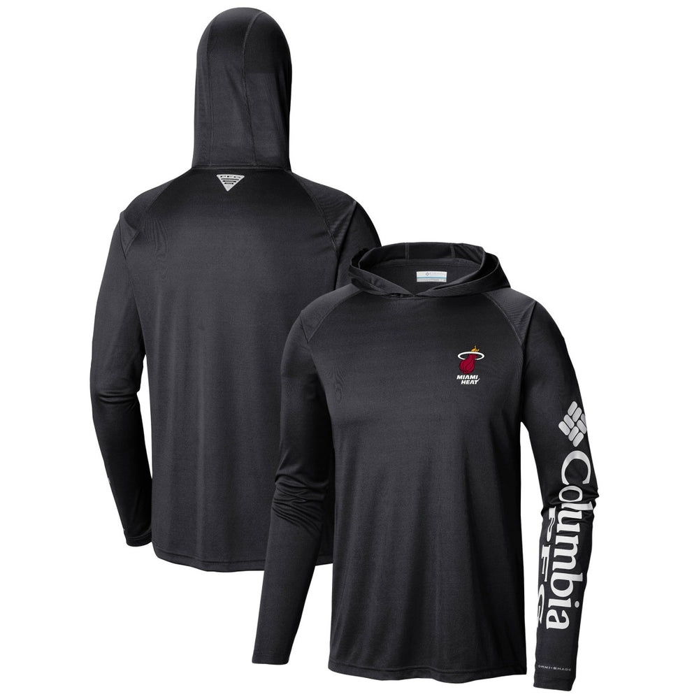 Miami Heat Terminal Tackle Long Sleeve Hoodie T-Shirt Black