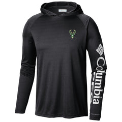 Milwaukee Bucks Terminal Tackle Long Sleeve Hoodie T-Shirt Black