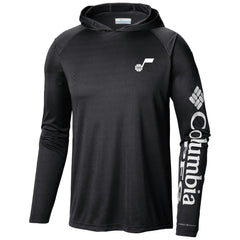 Utah Jazz Terminal Tackle Long Sleeve Hoodie T-Shirt Black