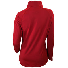 New Orleans Pelicans Women's Omni-Wick Outward Nine Quarter-Zip Pullover Top Red