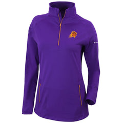Phoenix Suns Women's Omni-Wick Outward Nine Quarter-Zip Pullover Top Purple