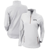 San Antonio Spurs Women's Omni-Wick Outward Nine Quarter-Zip Pullover Top White