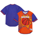 Phoenix Suns Jumbotron 3.0 Mesh V-Neck T-Shirt Orange