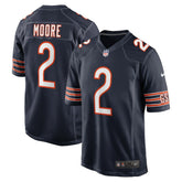 NFL D.J. Moore Chicago Bears Team Color Game Jersey - Navy