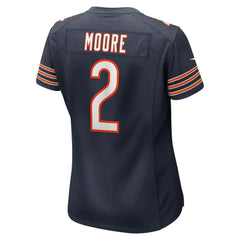 D.J. Moore Chicago Bears Women's Player Jersey Navy