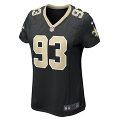 NFL Nathan Shepherd New Orleans Saints Women's Game Jersey - Black