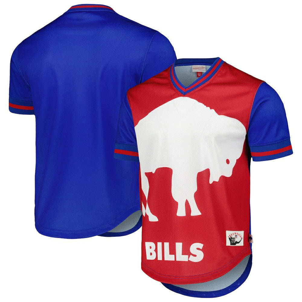 Buffalo Bills Jumbotron 3.0 Mesh V-Neck T-Shirt Royal