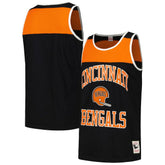 Cincinnati Bengals Heritage Colorblock Tank Top Black/Orange