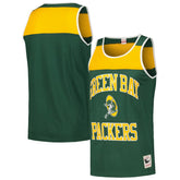 Green Bay Packers Heritage Colorblock Tank Top Green/Gold