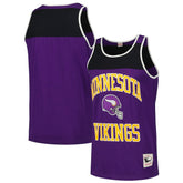 Minnesota Vikings Heritage Colorblock Tank Top Purple/Black