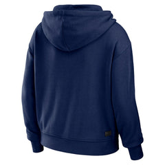 Boston Red Sox WEAR by Erin Andrews Women's Color Block Full-Zip Hoodie - Navy/White Hoodies