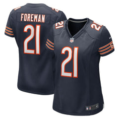 NFL D'Onta Foreman Chicago Bears Women's Game Jersey - Navy