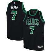 NBA Jaylen Brown Boston Celtics Jordan Brand Youth Swingman Jersey - Statement Edition - Black on sale