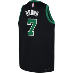 NBA Jaylen Brown Boston Celtics Jordan Brand Youth Swingman Jersey - Statement Edition - Black on sale