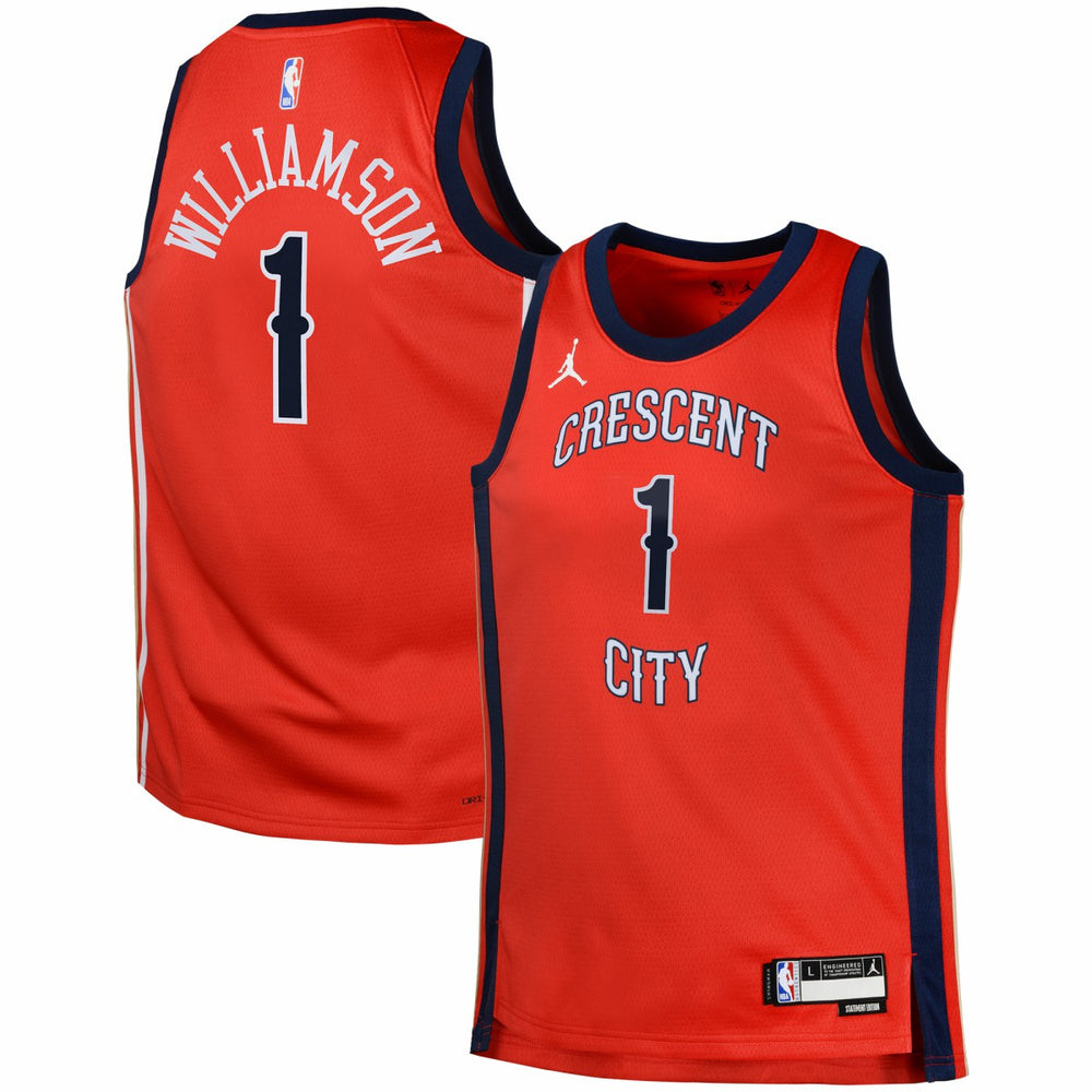 NBA Zion Williamson New Orleans Pelicans Jordan Brand Swingman Jersey Statement - Red shop