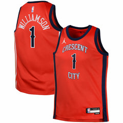NBA Zion Williamson New Orleans Pelicans Jordan Brand Swingman Jersey Statement - Red shop