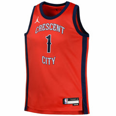 NBA Zion Williamson New Orleans Pelicans Jordan Brand Swingman Jersey Statement - Red shop