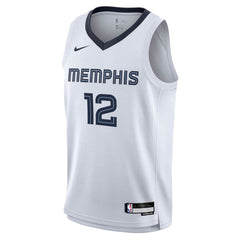 NBA Ja Morant Memphis Grizzlies Youth Swingman Jersey - Association Edition - White