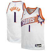 NBA Devin Booker Phoenix Suns Youth Swingman Jersey - Association Edition - White