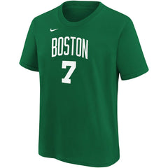 Jaylen Brown Boston Celtics Youth Icon Name & Number T-Shirt Kelly Green