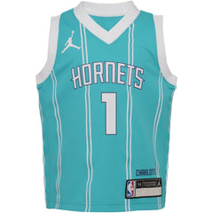 NBA LaMelo Ball Charlotte Hornets Jordan Brand Preschool Swingman Player Jersey - Icon Edition - Teal outlet