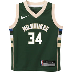 NBA Giannis Antetokounmpo Milwaukee Bucks Preschool Swingman Player Jersey - Icon Edition - Hunter Green