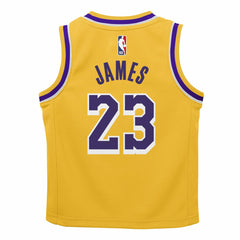 NBA LeBron James Los Angeles Lakers Preschool Dri-FIT Swingman Player Jersey - Icon Edition - Gold
