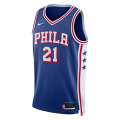 NBA Joel Embiid Philadelphia 76ers Youth Swingman Jersey - Icon Edition - Royal