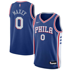 NBA Tyrese Maxey Philadelphia 76ers Youth Swingman Jersey - Icon Edition - Royal