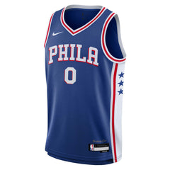 NBA Tyrese Maxey Philadelphia 76ers Youth Swingman Jersey - Icon Edition - Royal