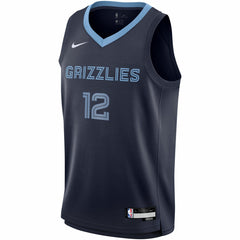 NBA Ja Morant Memphis Grizzlies Youth Swingman Jersey - Icon Edition - Navy