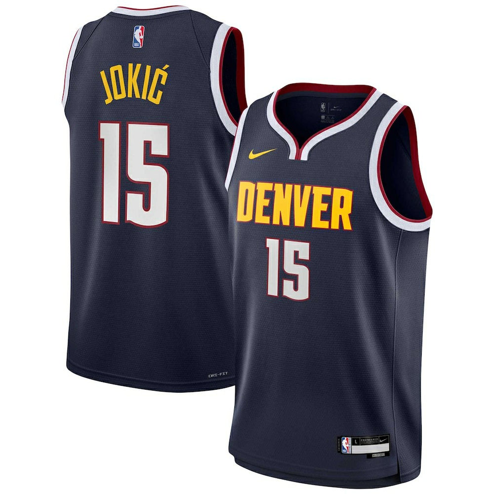 Nikola Jokic Denver Nuggets Youth Swingman Jersey Icon Editi- Navy
