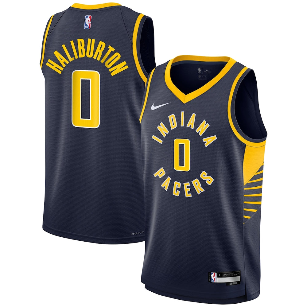NBA Tyrese Haliburton Indiana Pacers Youth Swingman Jersey - Icon Edition - Navy