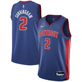 Cade Cunningham Detroit Pistons Youth Swingman Jersey Icon Editi- Blue