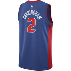 NBA Cade Cunningham Detroit Pistons Youth Swingman Jersey sale - Icon Editi- Blue