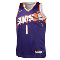 NBA Devin Booker Phoenix Suns Youth Swingman Jersey - Icon Edition - Purple