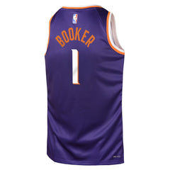 NBA Devin Booker Phoenix Suns Youth Swingman Jersey - Icon Edition - Purple