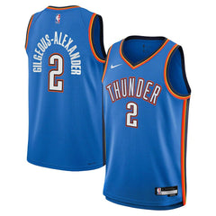 NBA Shai Gilgeous-Alexander Oklahoma City Thunder Youth Swingman Jersey sale - Icon Editi- Blue
