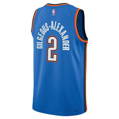 NBA Shai Gilgeous-Alexander Oklahoma City Thunder Youth Swingman Jersey sale - Icon Editi- Blue