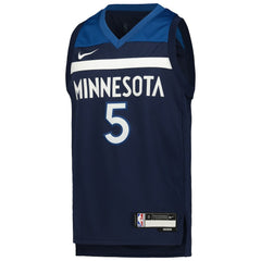 NBA Anthony Edwards Minnesota Timberwolves Youth Swingman Jersey - Icon Edition - Navy