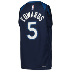 NBA Anthony Edwards Minnesota Timberwolves Youth Swingman Jersey - Icon Edition - Navy