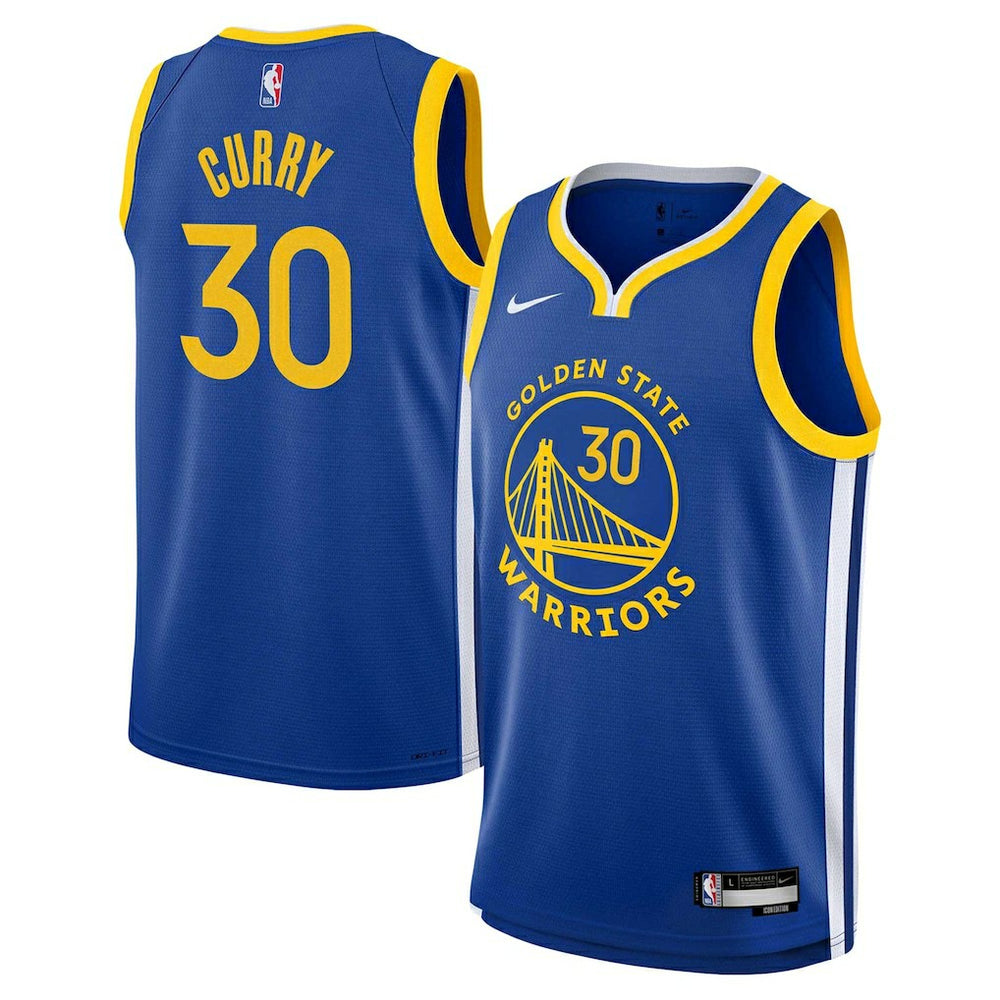 NBA Stephen Curry Golden State Warriors Youth Swingman Jersey sale - Icon Editi- Royal