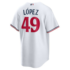 MLB Pablo L¨®pez Minnesota Twins Nike Home Replica Player Jersey - White
