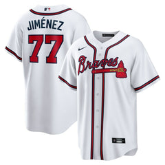 Joe Jiménez Atlanta Braves Nike Home Replica Player Jersey - White Jerseys