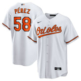 MLB Cionel P¨¦rez Baltimore Orioles Nike Home Replica Player Jersey - White