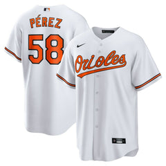 MLB Cionel P¨¦rez Baltimore Orioles Nike Home Replica Player Jersey - White