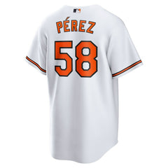 MLB Cionel P¨¦rez Baltimore Orioles Nike Home Replica Player Jersey - White