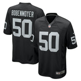 NFL Jacob Bobenmoyer Las Vegas Raiders Game Player Jersey - Black
