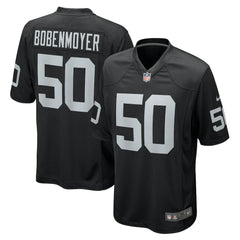 NFL Jacob Bobenmoyer Las Vegas Raiders Game Player Jersey - Black
